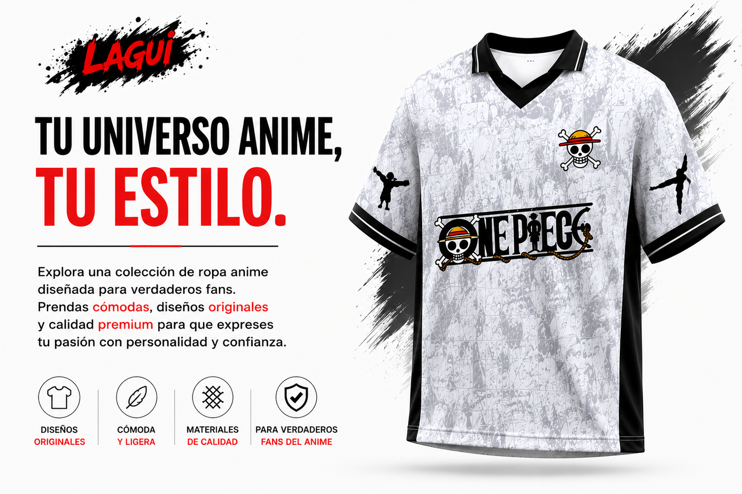 Camiseta Anime  Oversize | LaGui